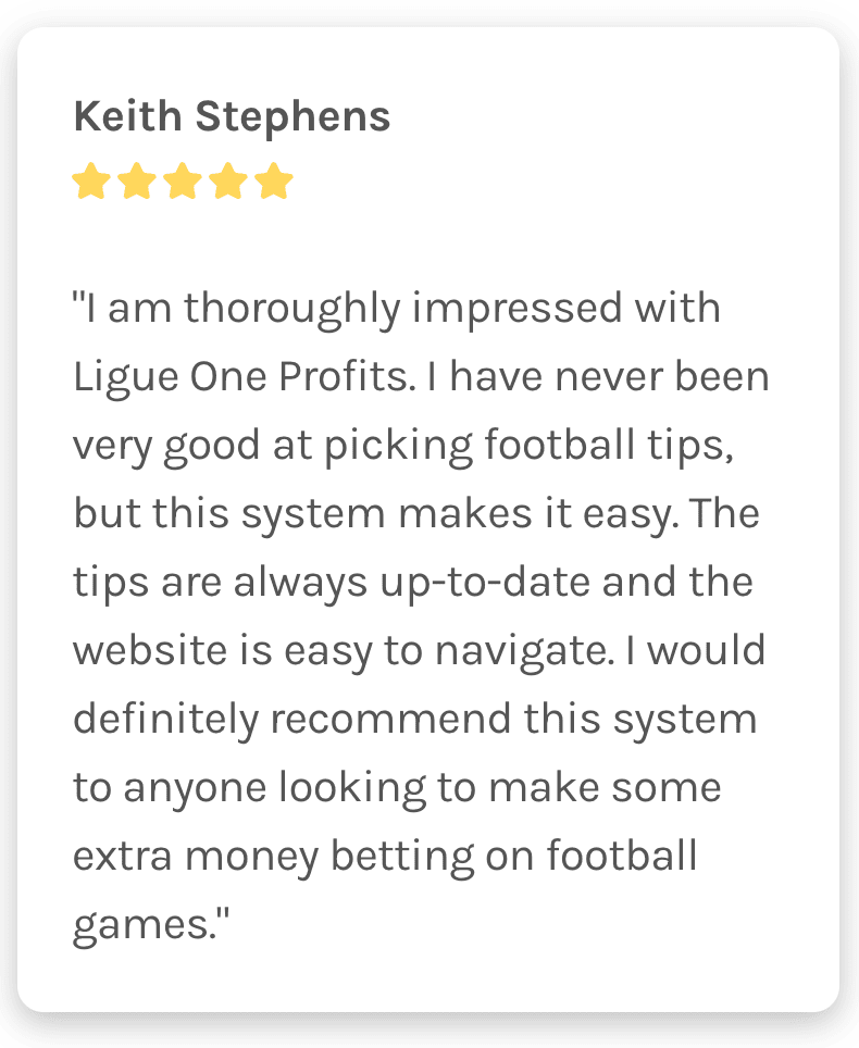 Ligue One Profits testimonial mobile 4